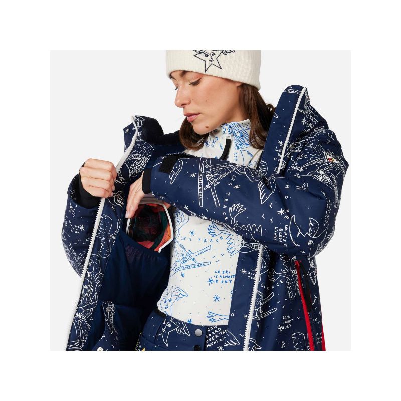 ROSSIGNOL W JCC SUBLIM JKT women's ski jacket navy blue