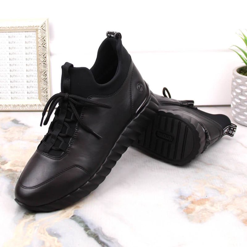 Rieker W RKR611B leather shoes black Footwear/Lifestyle/Rieker Your Sports Performance