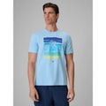 Men's regular printed T-shirt 4F 4FRSS26TTSHM4291-34S