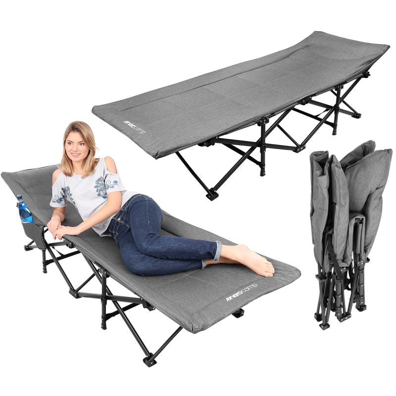 DELUXE JOURNEY FOLDABLE TRAVEL BED 190x70x36.5CM Turystyka/Meble Kempingowe Your Sports Performance
