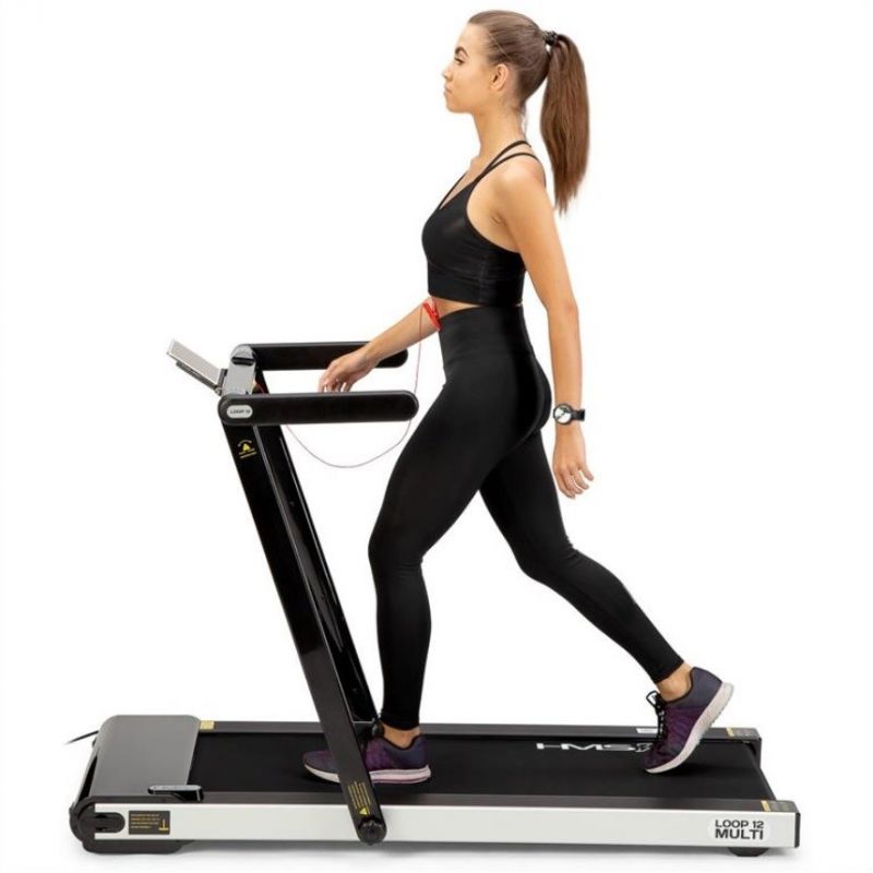 HMS LOOP12 MULTI Electric Treadmill with Desk 1-12 km/h, Black In preparation Your Sports Performance