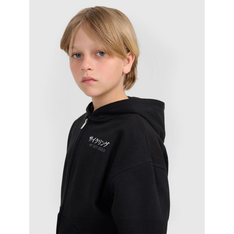 Boy's zip-up hoodie sweatshirt 4F 4FJRAW25TSWSM2346-20S *Kategoria tymczasowa Your Sports Performance