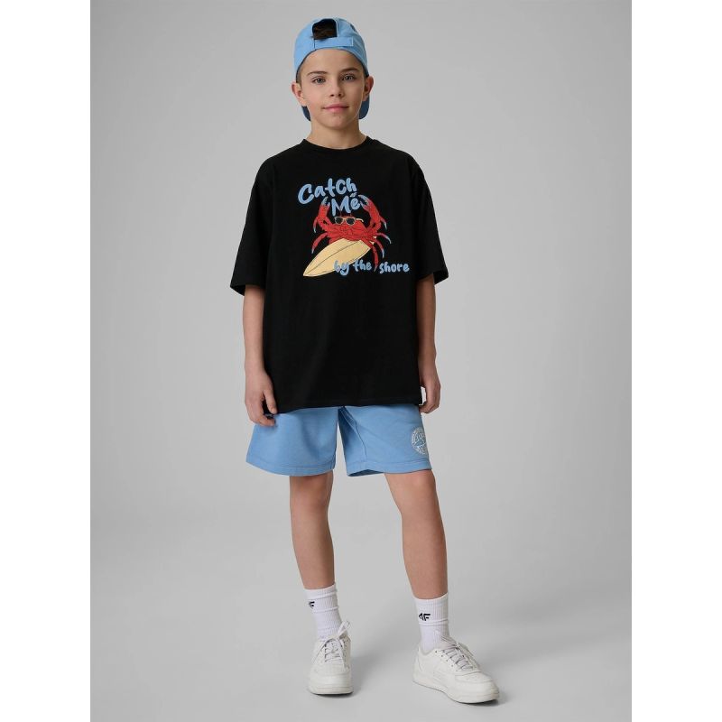 Boys' sweatpants 4F 4FJRSS26TSHOM0911-33S