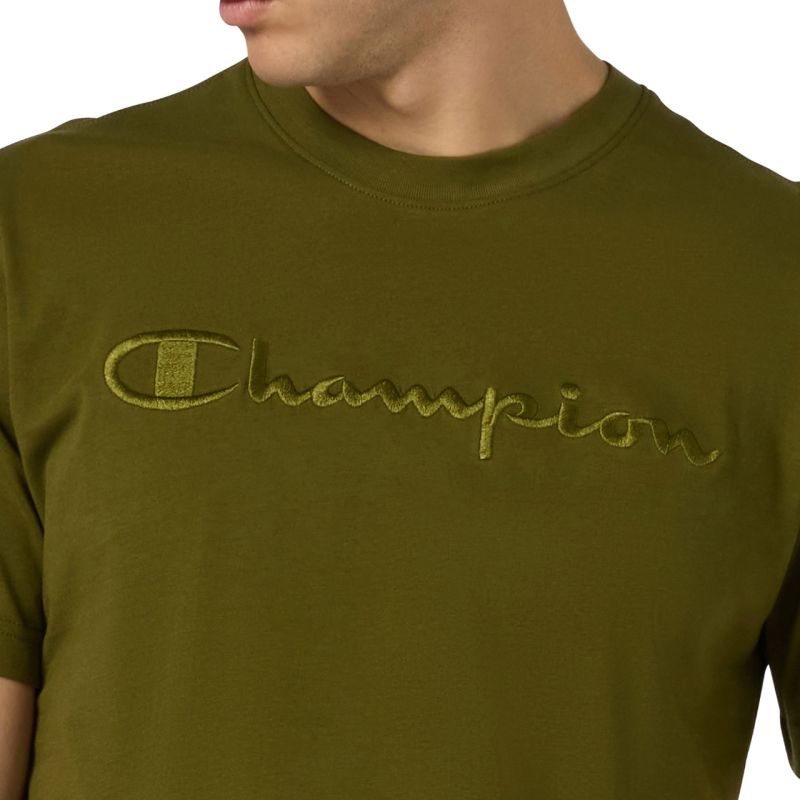 Men's Champion SS Tee Olive 220273 GS585 In preparation Your Sports Performance