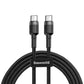 Baseus CATKLF-GG1 cable (USB type CM - USB type CM; 1m; gray-black) In preparation Your Sports Performance