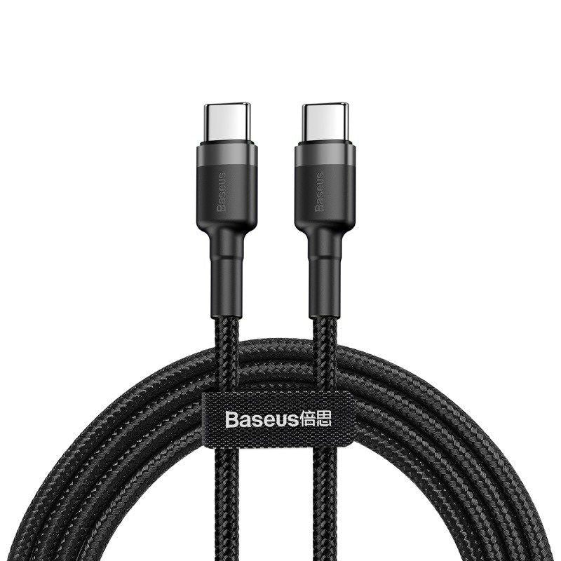 Baseus CATKLF-GG1 cable (USB type CM - USB type CM; 1m; gray-black) In preparation Your Sports Performance