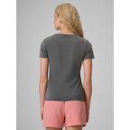Women's slim T-shirt with print 4F 4FRAW26TTSHF4373-24S