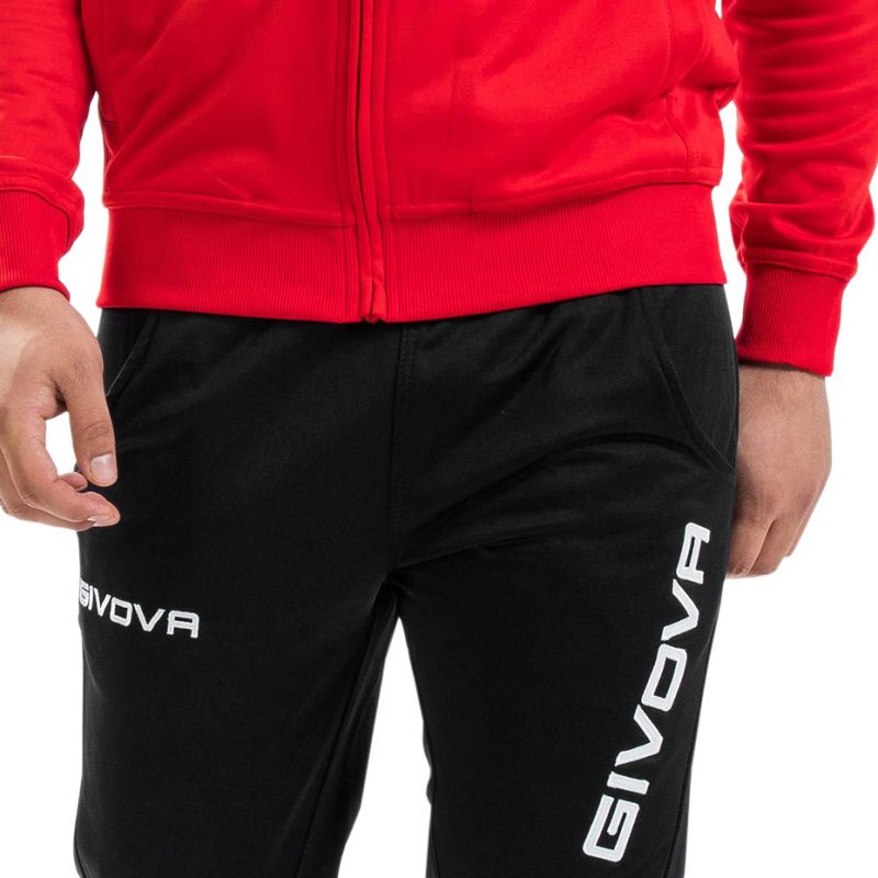 Tracksuit Givova Tuta Givova One M TT012 1210 red/black Clothing/Football/Mężczyźni/Givova Givova