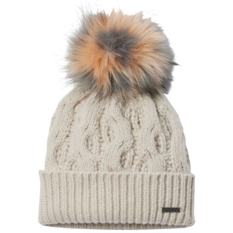 Columbia Boundless Days Cable Knit Pom Beanie W 2092641278 Clothing/Outdoor/Czapki, szaliki, rękawiczki, maski/Columbia Your Sports Performance