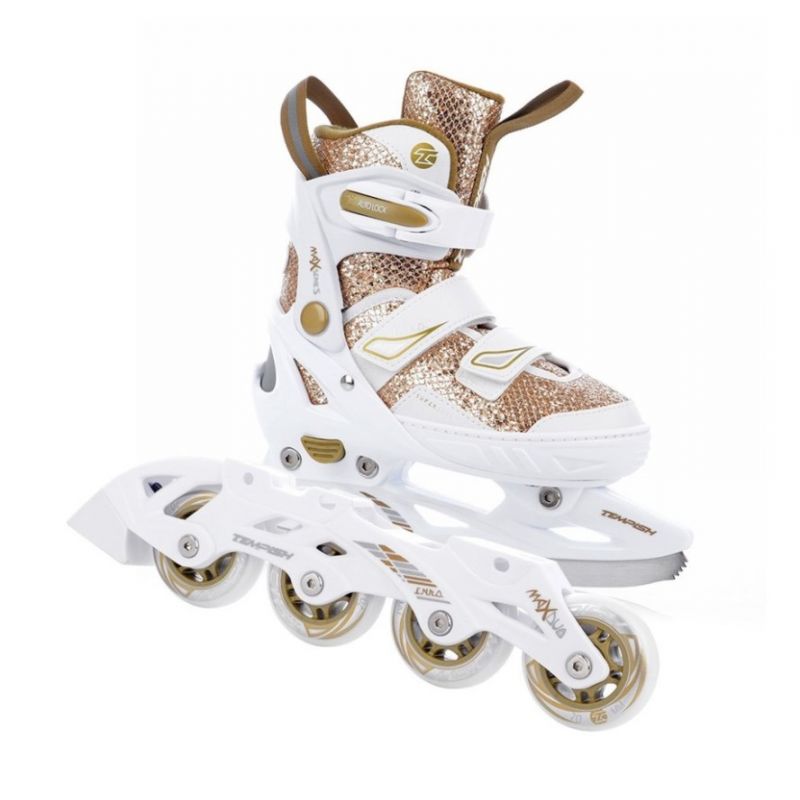 Skates, roller skates Tempish Enbo Duo Girl Gold Jr 13000008259 Accessories/Skating/Rolki (pozostałe) Your Sports Performance