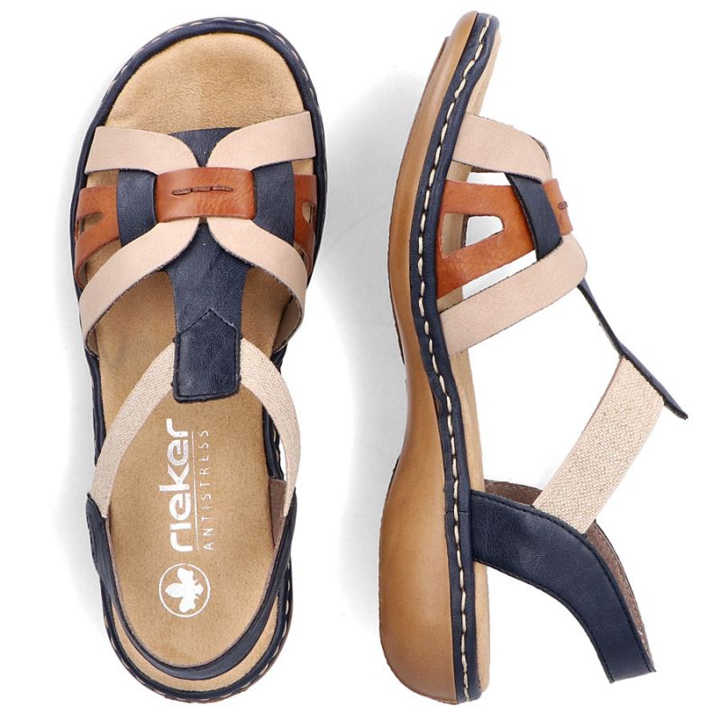 Comfortable Rieker W RKR662 multicolor sandals Footwear/Lifestyle/Rieker Your Sports Performance