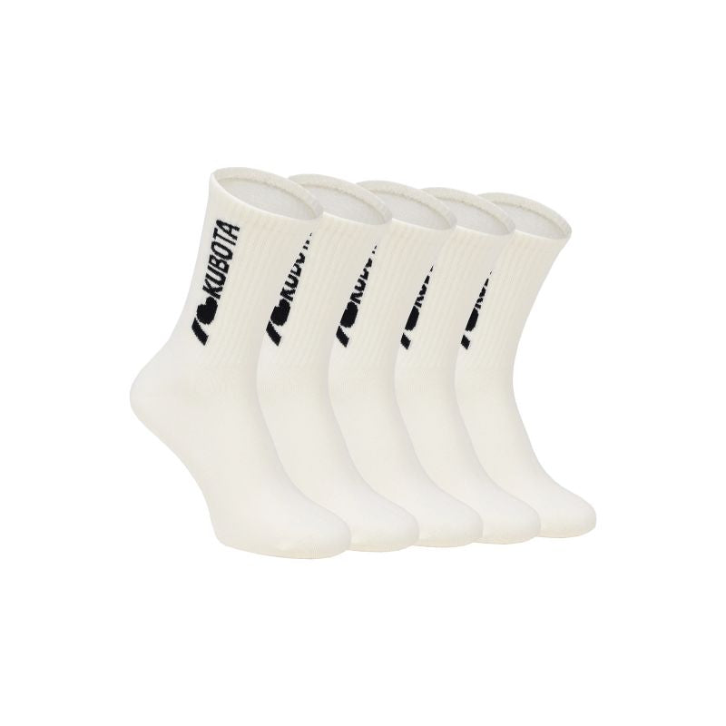 Kubota 5-pack of i love kubota socks cream K25SS-300-002-01-5 Kubota