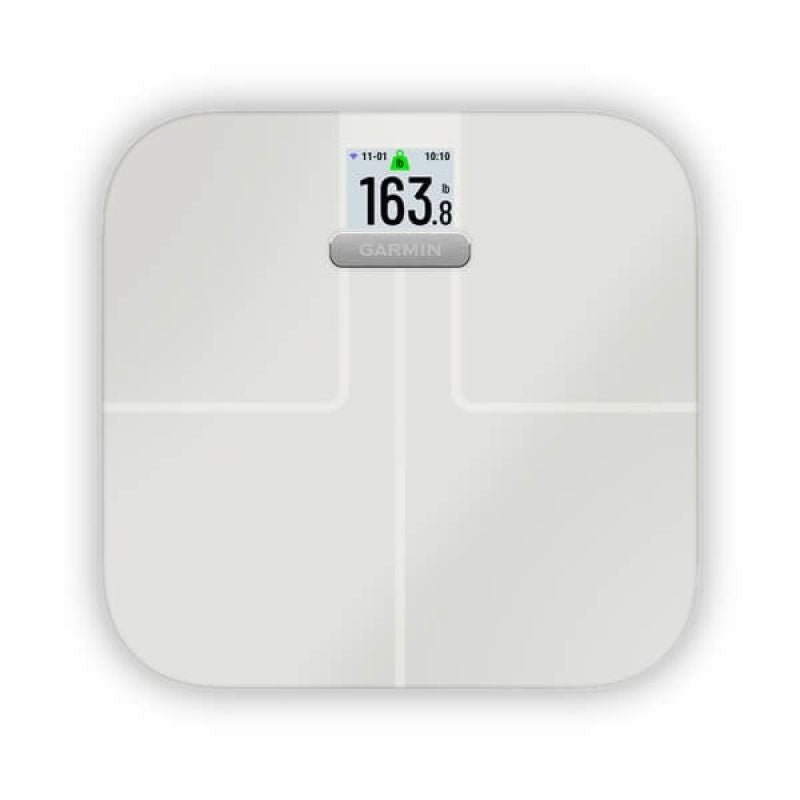 Garmin Index S2 Rectangle White Electronic Personal Scale AGD - Produkty/Wagi łazienkowe Your Sports Performance