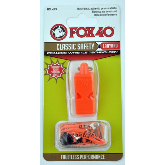 Whistle Fox 40 Classic + string 9903-0308 orange Accessories/Referee accessories Your Sports Performance