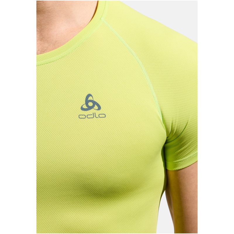 Men's ODLO Active F-Dryight Eco BL Top Crew Neck S/S T-Shirt, Green
