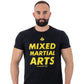 Mixed Martial Arts Cotton T-shirt - M ODZIEŻ - Koszulki treningowe Your Sports Performance