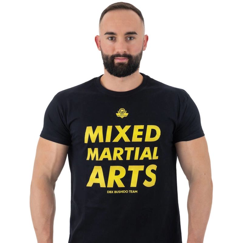 Mixed Martial Arts Cotton T-shirt - M ODZIEŻ - Koszulki treningowe Your Sports Performance