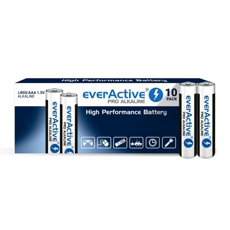 everActive LR0310PAK alkaline battery pack (x 10) Baterie, akumulatorki i ładowarki/Baterie Your Sports Performance