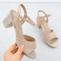 Women's beige high heel sandals Vinceza 20275 Footwear Your Sports Performance