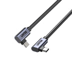 UNITEK USB-C CABLE ANGLED 90°/90° PD 100W M/M 1M Kable i adaptery/Kable USB Your Sports Performance