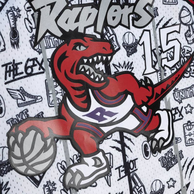Mitchell & Ness Doodle NBA Swingman Vince Carter Toronto Raptors Jersey Koszulki NBA Your Sports Performance