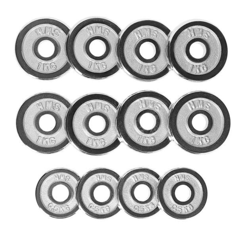 Barbells in a CHROME HMS suitcase 2x7,5kg STC15 Accessories/Training equipment Your Sports Performance