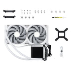 Complete Water Cooling - 280 mm White - AMD Socket AM4 (Ryzen) - AMD Socket AM5 (Ryzen Zen4) Chłodzenie/Chłodzenie - wentylatory Your Sports Performance
