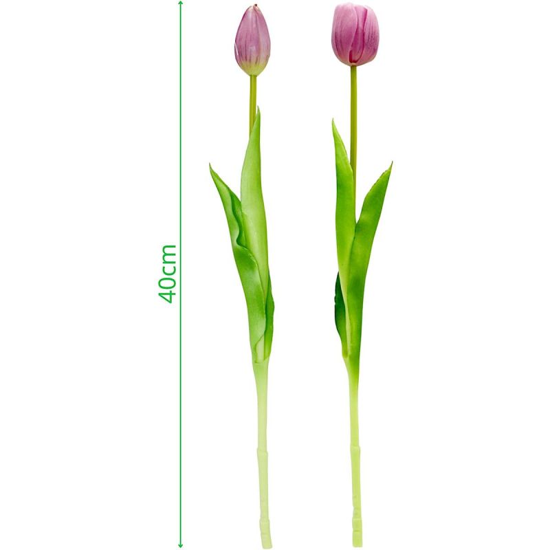 BOUQUET OF 5 PURPLE TULIPS 39 CM LIFE-LIKE SPRING DECORATION Home and Garden/Equipment Your Sports Performance