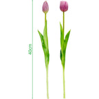 BOUQUET OF 5 PURPLE TULIPS 39 CM LIFE-LIKE SPRING DECORATION Home and Garden/Equipment Your Sports Performance