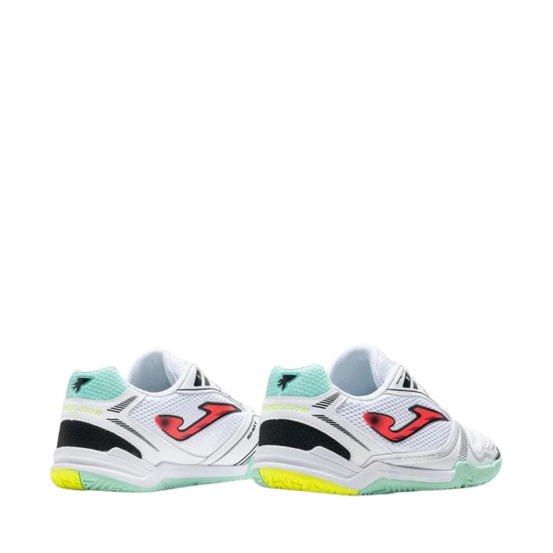 Joma Dribling Indoor 2632 white and turquoise DRIS2632IN football boots