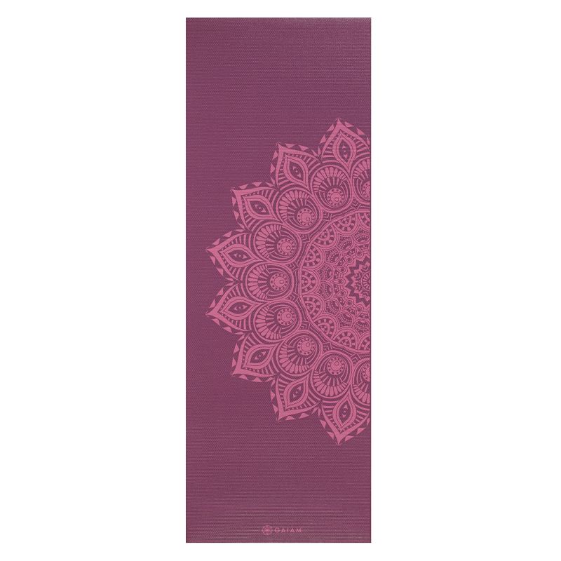 Yoga Mandala Purple Mandala 6mm GAIAM 62202 Accessories/Training equipment Your Sports Performance