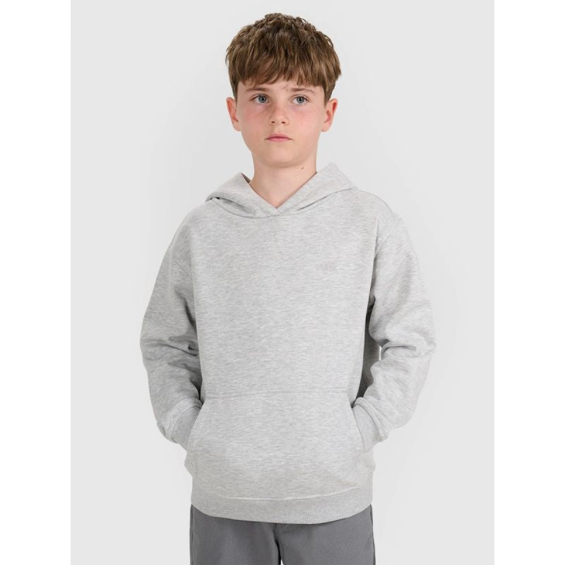 Boy's sweatshirt with hood, open, 4F 4FJWMM00TSWSM1860-25M 4f