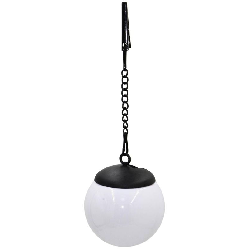 SOLAR LAMP PLASTIC BALL HANGING WITH CLIP 10X30CM SET OF 2 PCS Home and Garden/Lighting Your Sports Performance