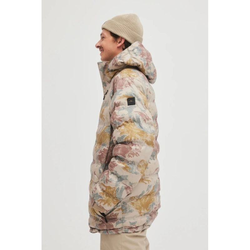 O'neill Men's Winter Sports Jacket Xtrm Mountain Snowboard Ski 5K Beige To be categorized Your Sports Performance