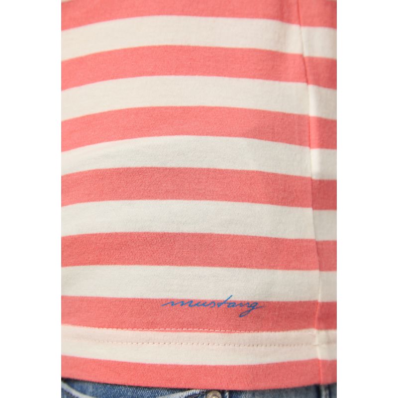 Mustang T-shirt Alina C Striped W 1013785 12434 Clothing/Lifestyle/T-shirts/Mustang Your Sports Performance