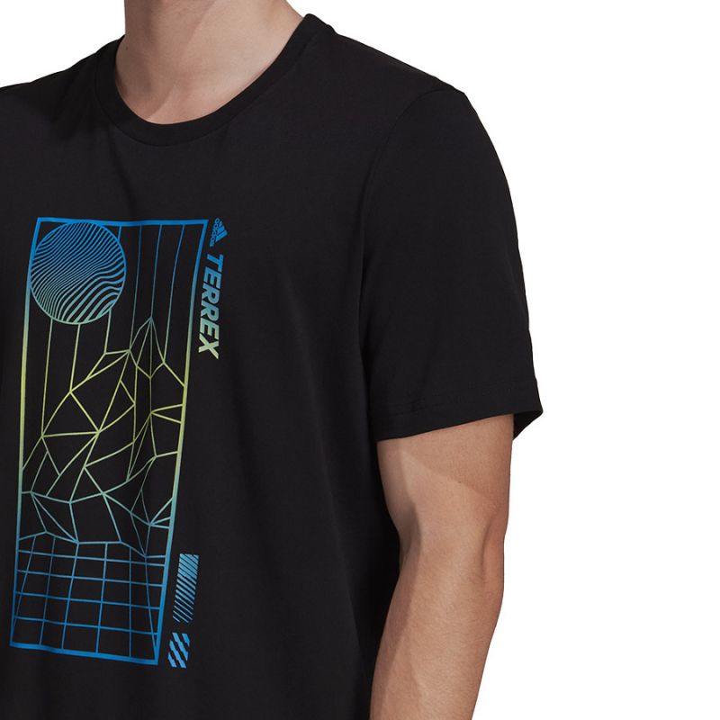 Adidas Terrex Mountain Fun Graphic Tee M H50930 Clothing/Outdoor/T-shirts with short sleeves/adidas Adidas