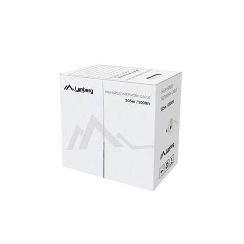 Lanberg LCU5-12CU-0305-S network cable (UTP; 305m; cat. 5e; gray) Kable, gniazda i wtyki/Kable sieciowe Your Sports Performance