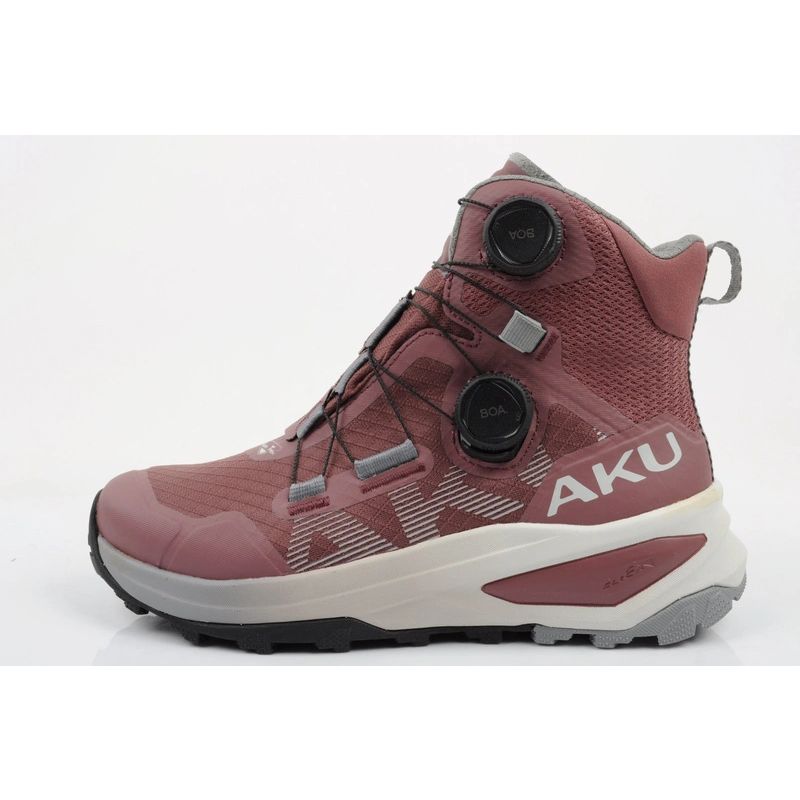 Aku women's sports trekking shoes Furiosa BOA GTX Vibram fashionable pink gray