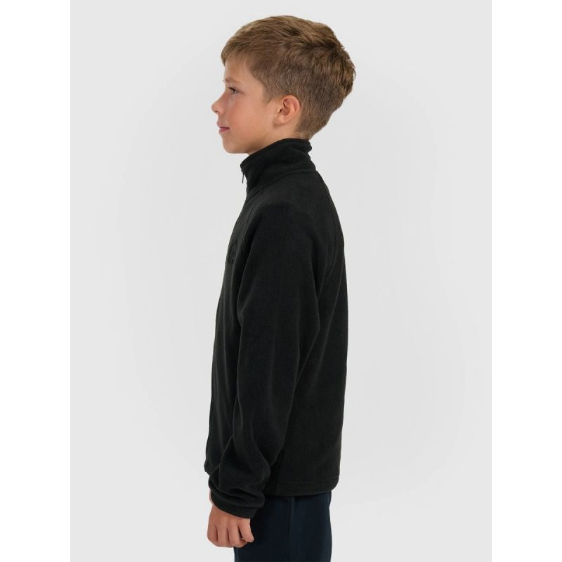 Regular fleece with stand-up collar for boys 4F 4FJRAW25TFLEM490-20S *Kategoria tymczasowa Your Sports Performance