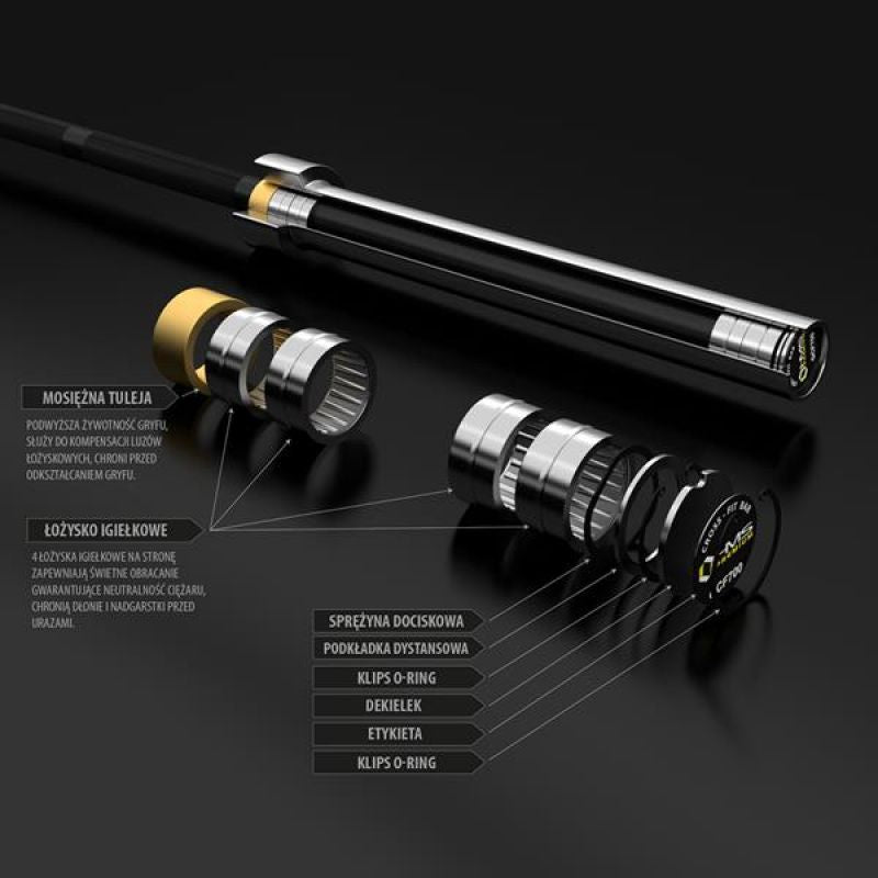 HMS Premium GCF700 crosscut bar 220 cm 20 kg Accessories/Training equipment Your Sports Performance