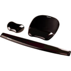Fellowes CRYSTAL Gel Mouse Pad and Wrist Rest Black In preparation Your Sports Performance