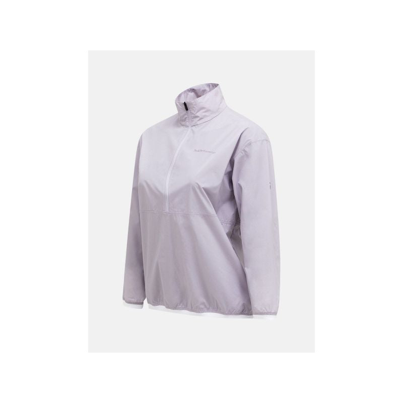 Women's PEAK PERFORMANCE W Half Zip Wind Jacket, gray
