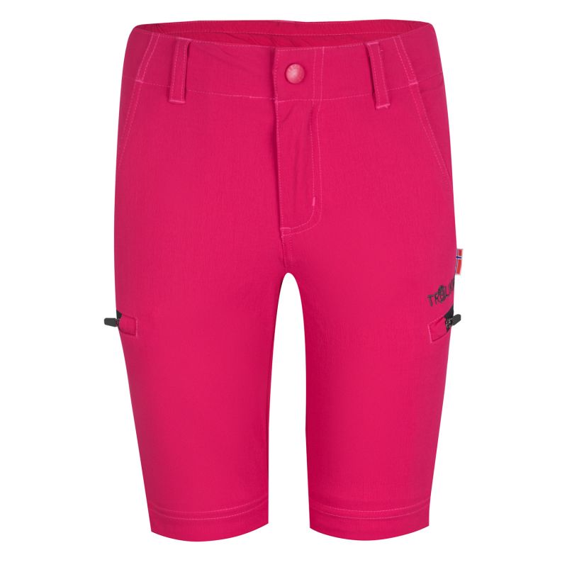 Kids’ Zip-Off Trousers for Boys/Girls Trollkids Kids Kjerag Zip-Off Pants rubine/anthracite (177-405)