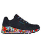 Skechers women's sneakers UNO RAVAGED LOVE 177918 BKMT Skechers