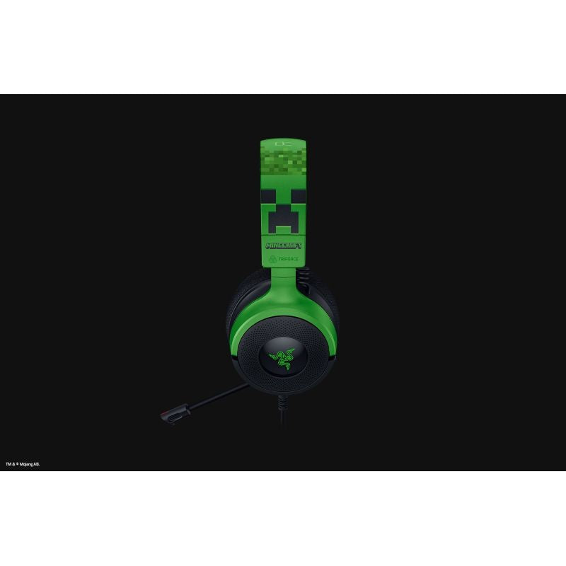 Razer Gaming Kraken V4 X Wired Over-Ear Headset with Microphone Minecraft Edition Gaming PC/Słuchawki Your Sports Performance