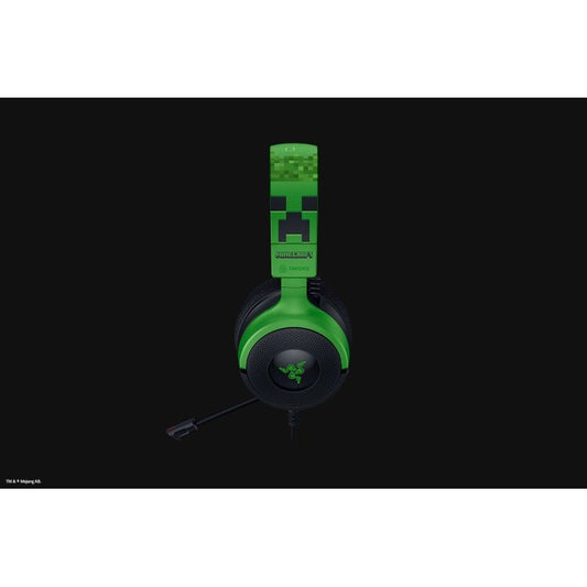 Razer Gaming Kraken V4 X Wired Over-Ear Headset with Microphone Minecraft Edition Gaming PC/Słuchawki Your Sports Performance