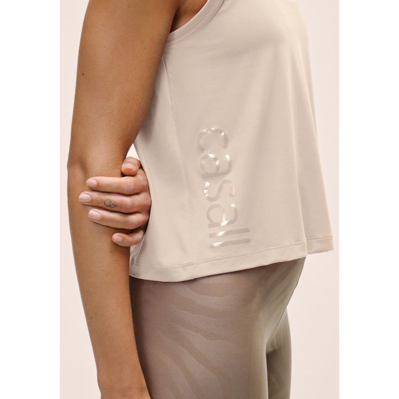CASALL Women's Graphic Tank, Beige