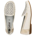 Rieker W RKR658 comfortable leather openwork shoes, beige Fashion/Footwear Your Sports Performance