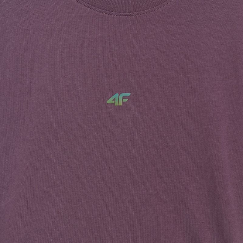 Women's T-shirt 4F F2971 dark purple 4FWAW25TTSHF2971 50S In preparation Your Sports Performance