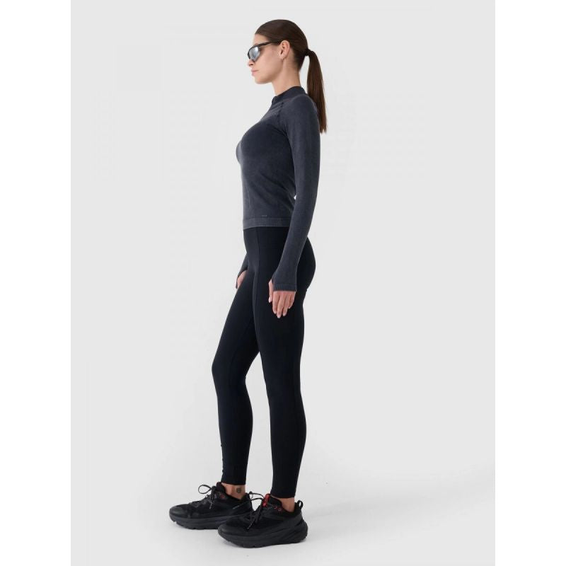Women's knitted leggings with viscose 4F 4FRAW24TTIGF224-20S *Kategoria tymczasowa Your Sports Performance